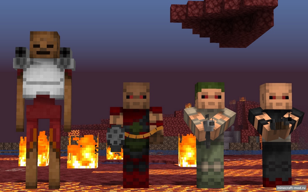 Мод Doom ll для Minecraft 1.19.4, 1.16.5