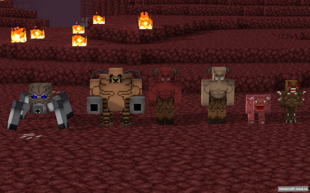 Мод Doom ll для Minecraft 1.19.4, 1.16.5
