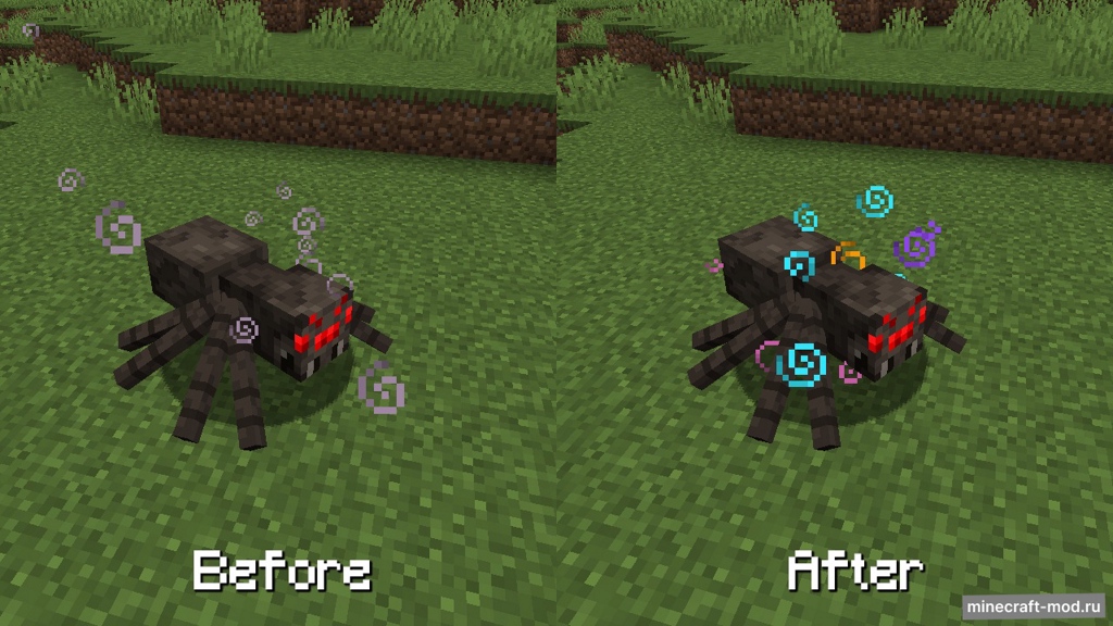 Мод Potion Particle Pack для Minecraft 1.20.1, 1.19.4, 1.19.2