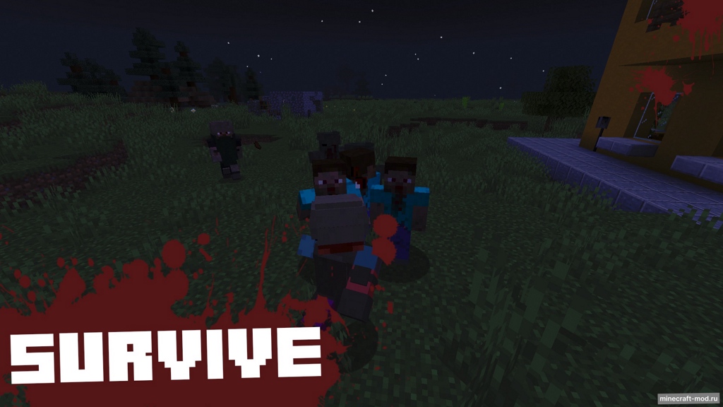 Мод Zombie Extreme для Minecraft 1.21.1, 1.20.6, 1.20.1,  ...