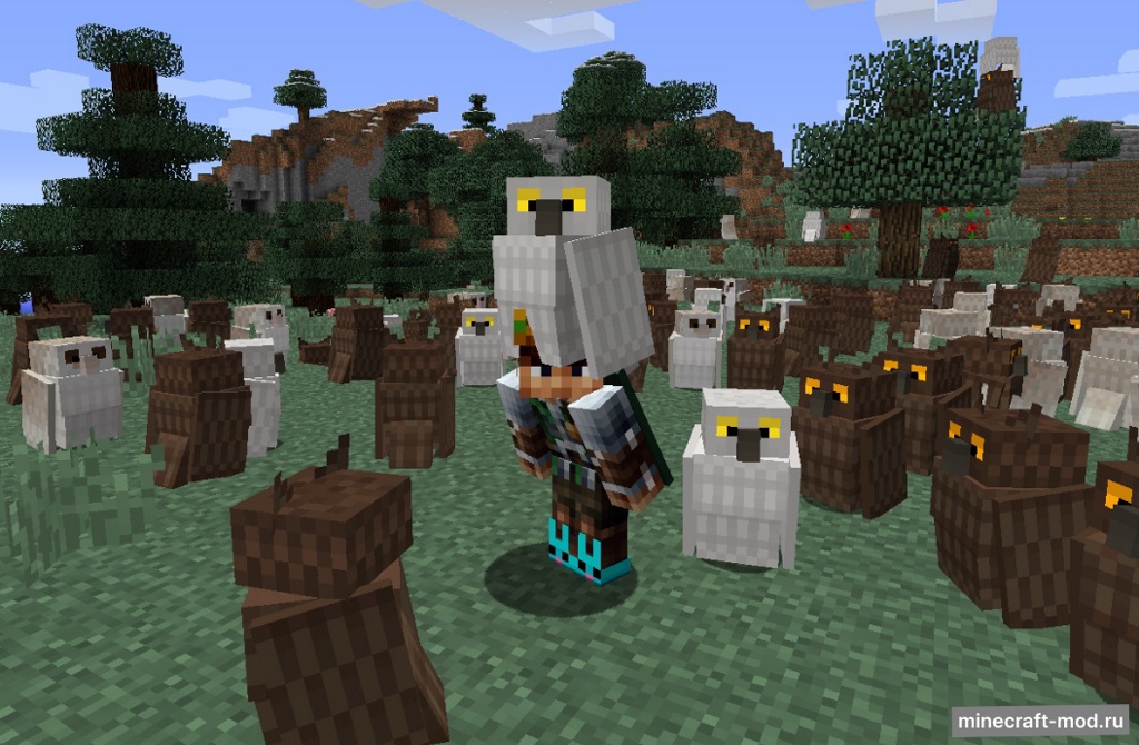 Мод Exotic Birds для Minecraft 1.20.1, 1.19.3, 1.19.2,  ...