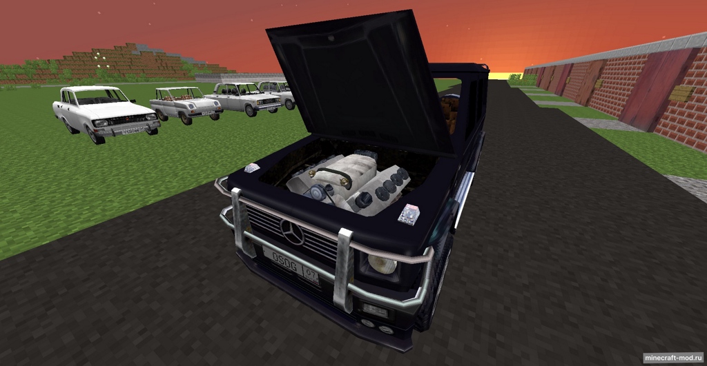 Мод Soviet Lada - Nuckem cars pack для Minecraft 1.16.5, 1.12.2