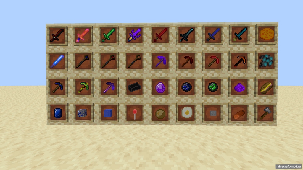 Мод MoLinePL - Realm of Swords для Minecraft 1.16.5, 1.15.2, 1.14.4,  ...