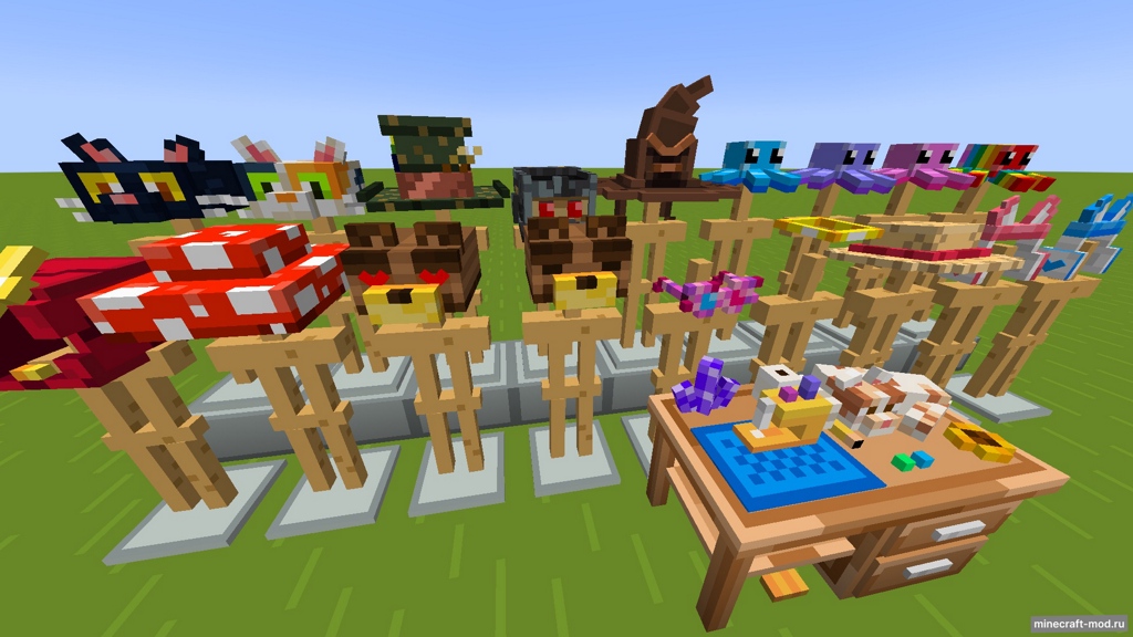 Мод Wonderful Hats для Minecraft 1.20.1, 1.19.2