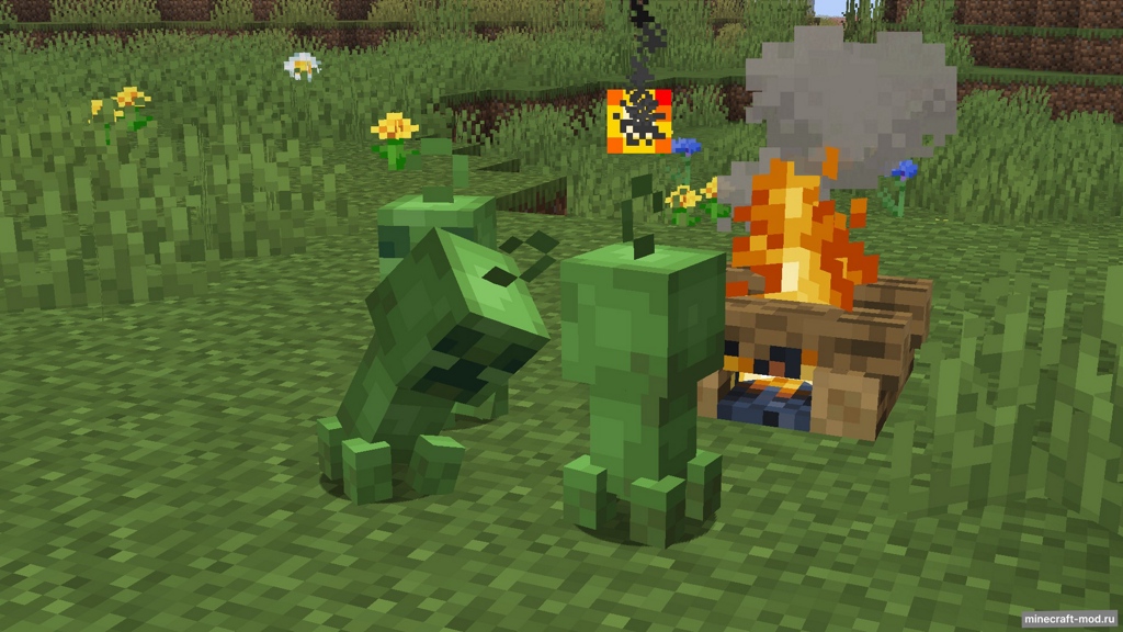 Мод Tolerable Creepers для Minecraft 1.19.2, 1.18.2