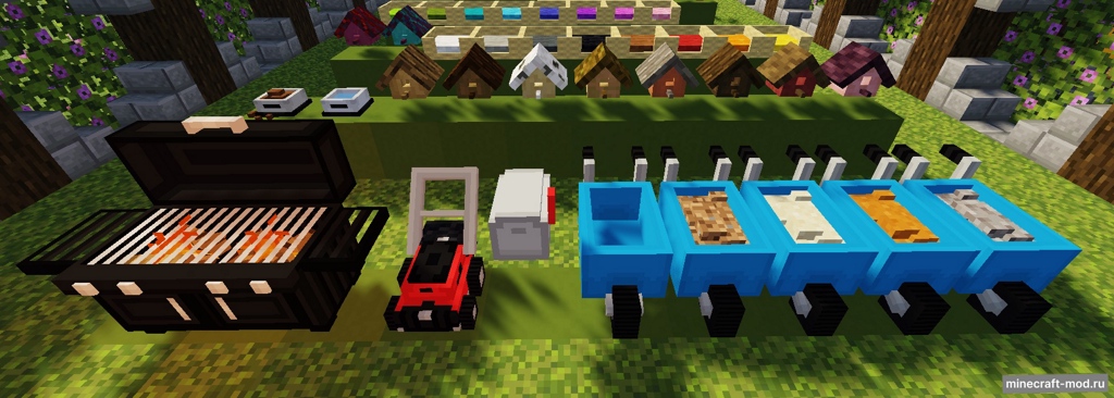 Мод Moa decor: Garden для Minecraft 1.20.1, 1.19.4, 1.19.2,  ...