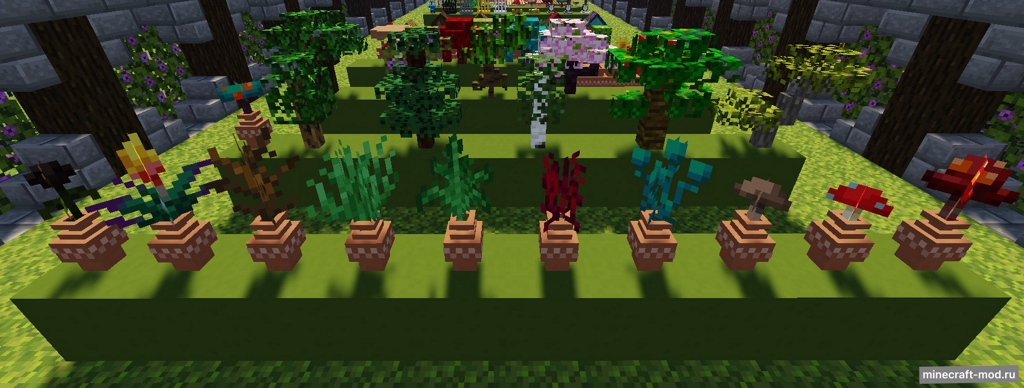 Мод Moa decor: Garden для Minecraft 1.20.1, 1.19.4, 1.19.2,  ...