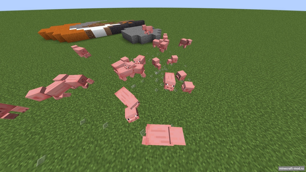 Мод Footprint Particles для Minecraft 1.21, 1.20.5, 1.20.1,  ...