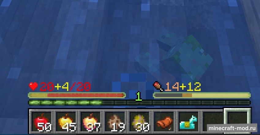 Мод Classic and simple status bars для Minecraft 1.20.1 - 1.20