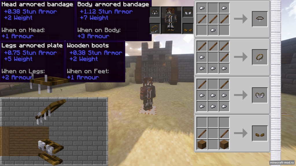 Мод RPG style More Weapons! для Minecraft 1.20.6, 1.20.4, 1.20.1,  ...