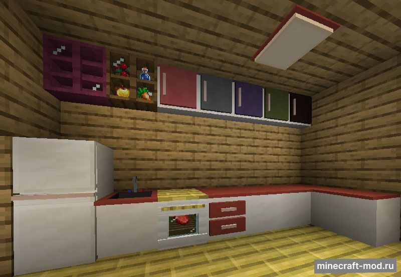 Мод Skniro's Furniture для Minecraft 1.21.7, 1.21.6, 1.21.4,  ...