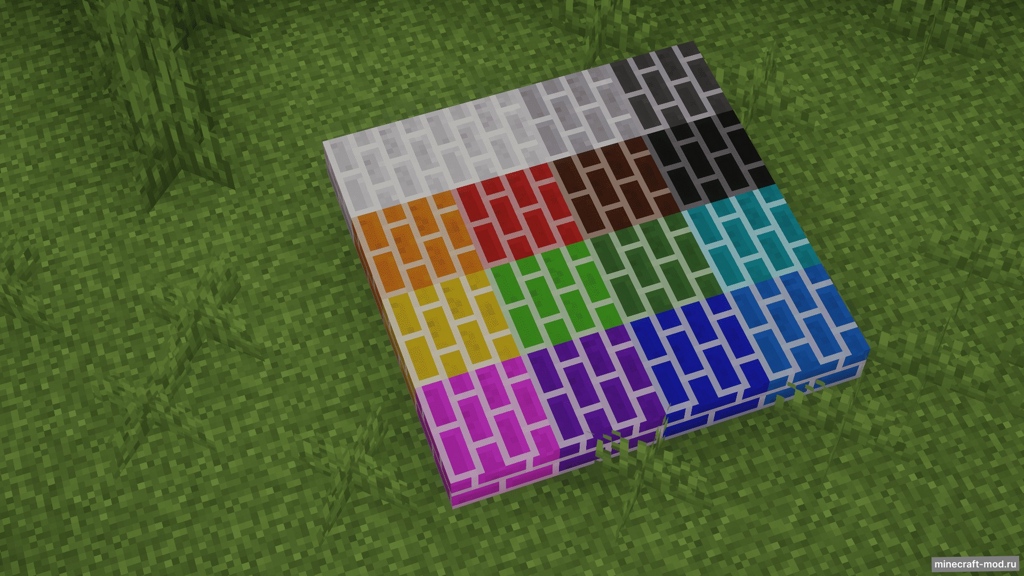 Мод Cut And Colored для Minecraft 1.20.2, 1.20.1, 1.19.4,  ...