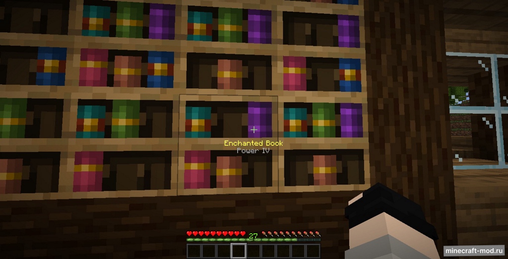 Мод Chiseled Bookshelf Visualizer для Minecraft 1.21.1, 1.21, 1.20.2,  ...