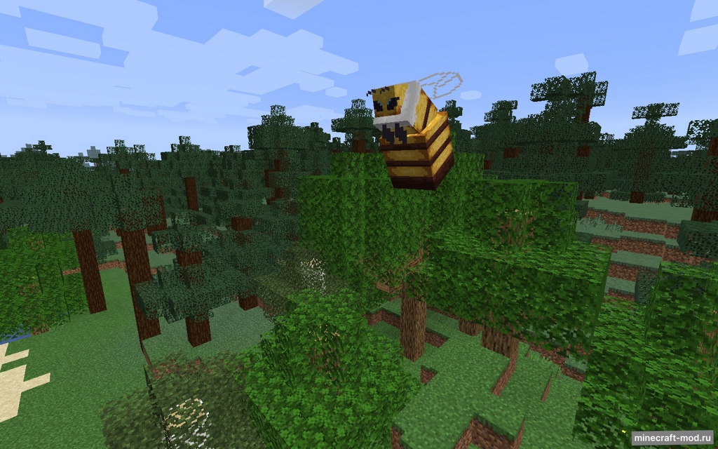 Мод Queen Bee для Minecraft 1.20.4, 1.20.3, 1.20.2,  ...