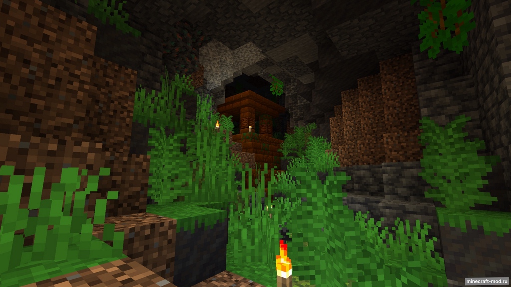 Мод Underground Jungle для Minecraft 1.21.4, 1.21.1, 1.20.4,  ...