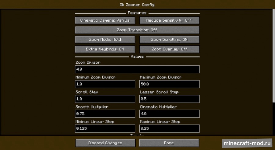 Мод OK Zoomer для Minecraft 1.21.1, 1.21, 1.20.6,  ...