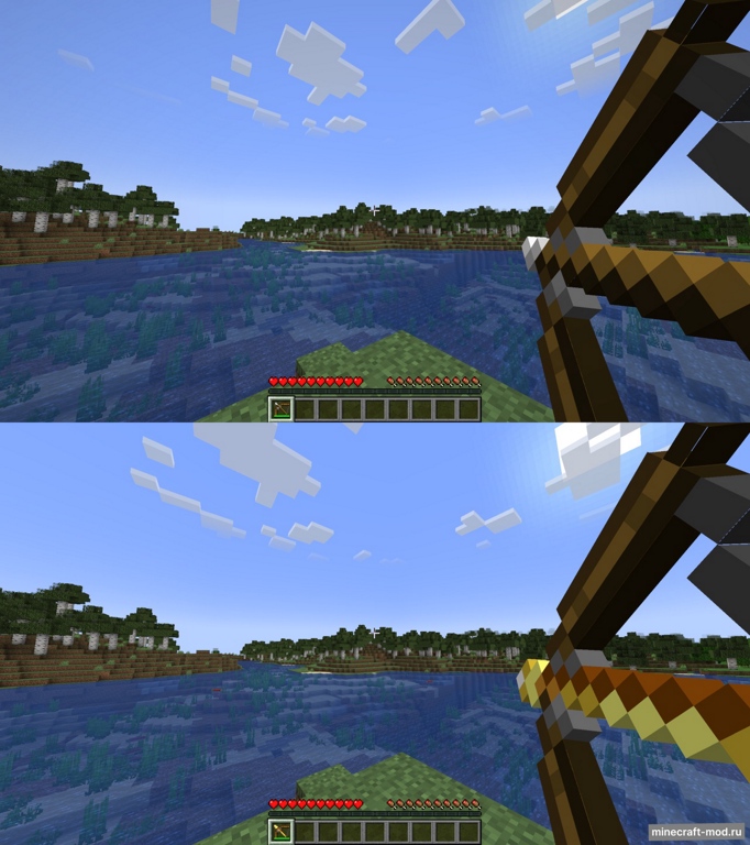 Мод Real Arrow Tip для Minecraft 1.21.1, 1.21, 1.20.2,  ...