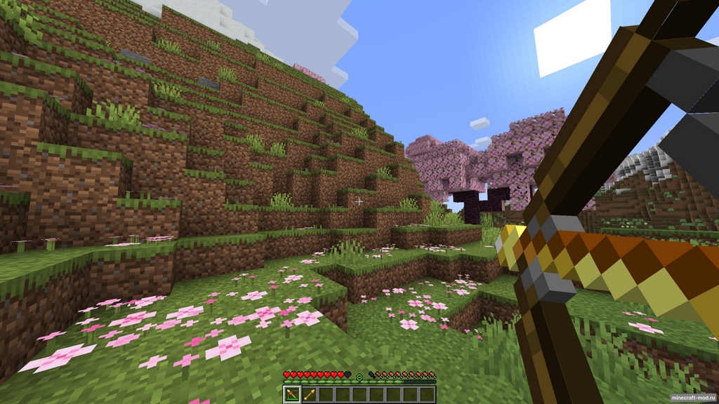 Мод Real Arrow Tip для Minecraft 1.21.1, 1.21, 1.20.2,  ...