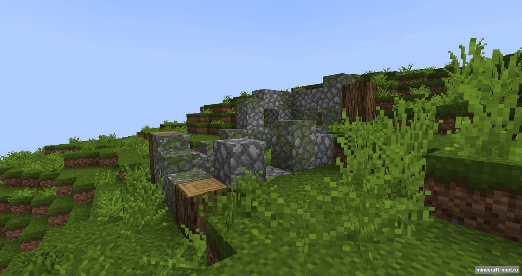 Мод Ancient Ruins of Houses для Minecraft 1.20.1