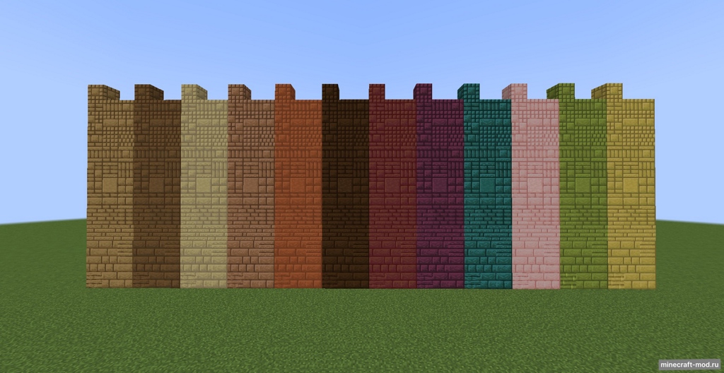 Мод Many Chiseled Blocks (Lots of Chiseled Blocks) для Minecraft 1.20.4, 1.20.1, 1.19.4