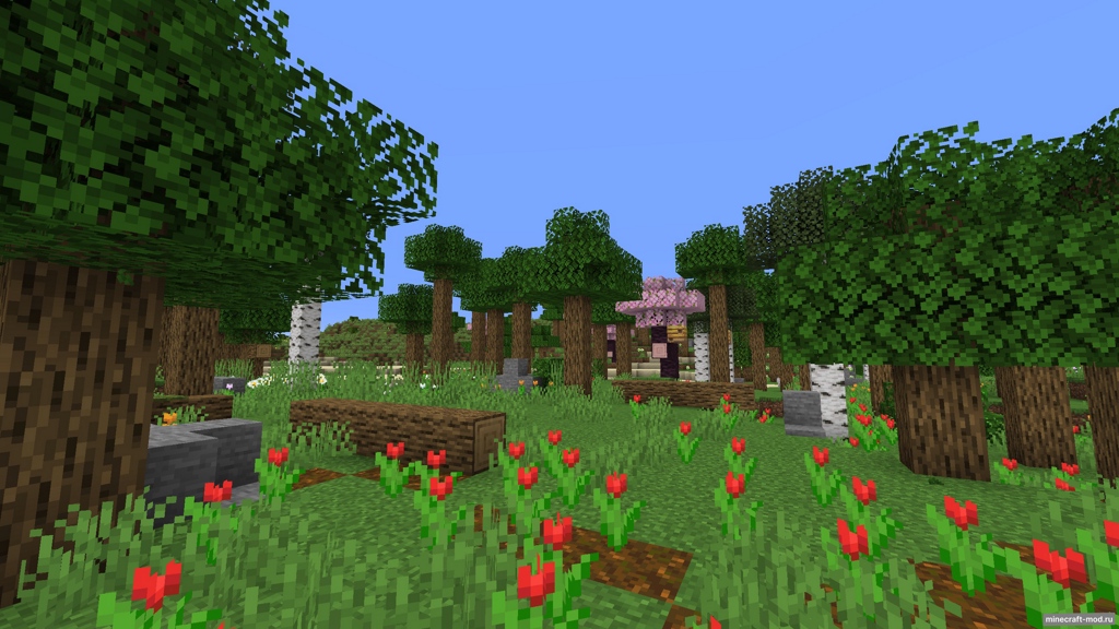 Мод Blooming Biosphere для Minecraft 1.21.4, 1.21.3, 1.21.2,  ...