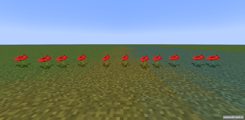 Мод Biome Tinted Flowers для Minecraft 1.20.4 - 1.20.1