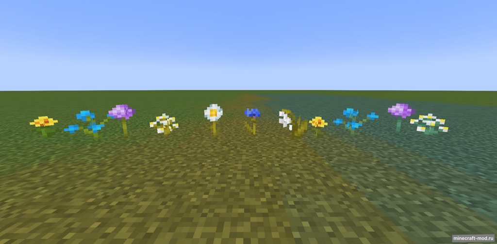 Мод Biome Tinted Flowers для Minecraft 1.20.4 - 1.20.1
