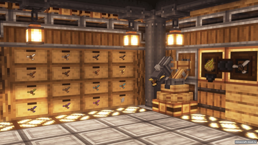 Мод Create: Ornithopter Glider для Minecraft 1.20.1