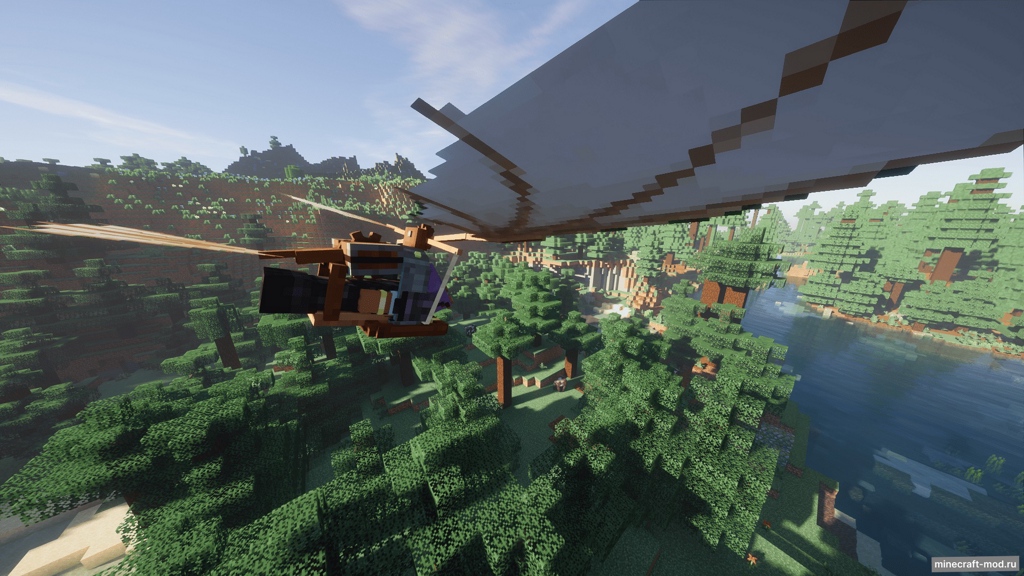 Мод Create: Ornithopter Glider для Minecraft 1.20.1