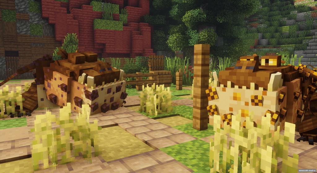 Мод Bluеdudе Dragons для Minecraft 1.21.1