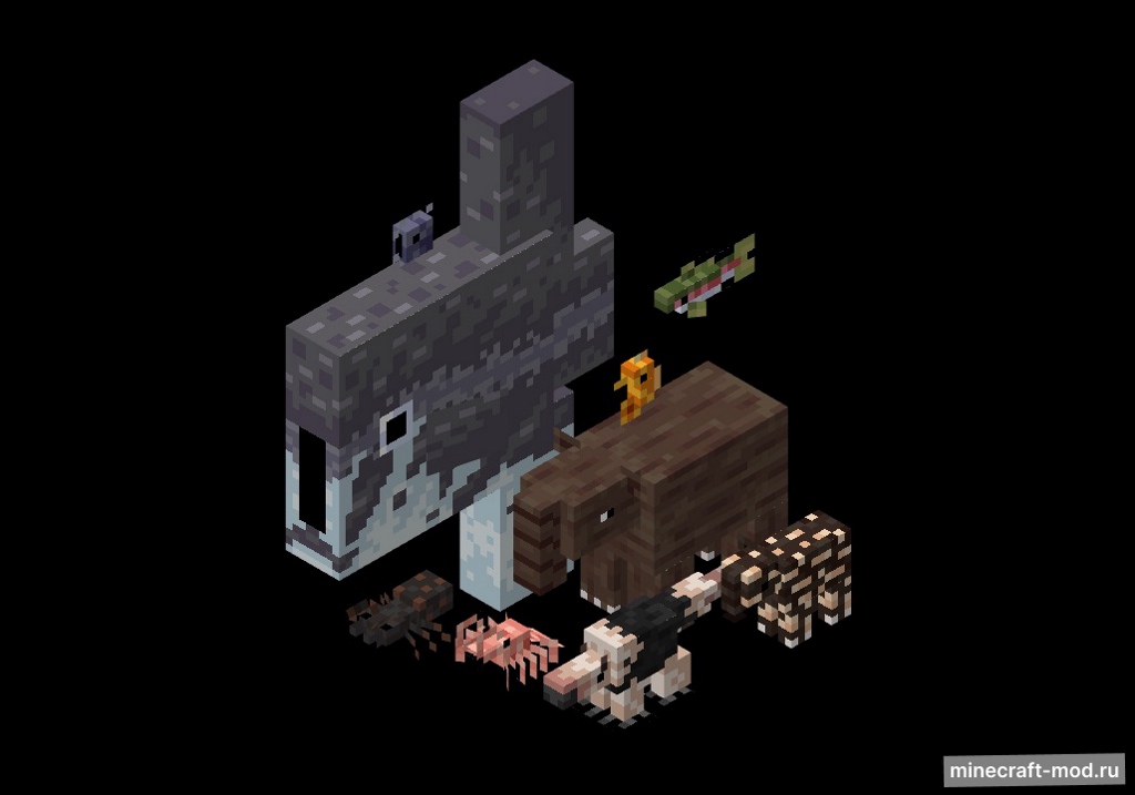 Мод Creatures² (Creatures squared) для Minecraft 1.20.1
