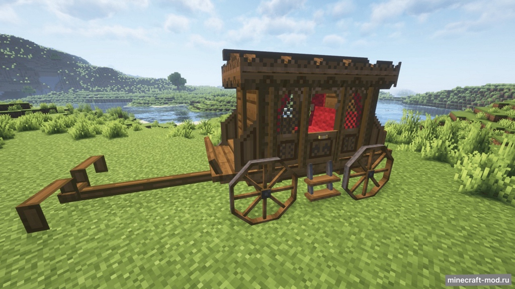 Мод Trotting Wagons для Minecraft 1.20.1