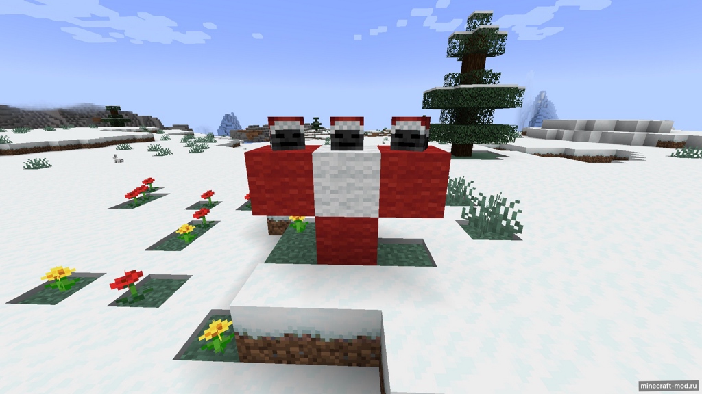 Мод Christmas Wither для Minecraft 1.19.4