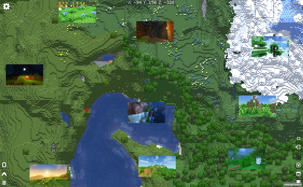 Мод Geotagged Screenshots для Minecraft 1.20.1, 1.19.2