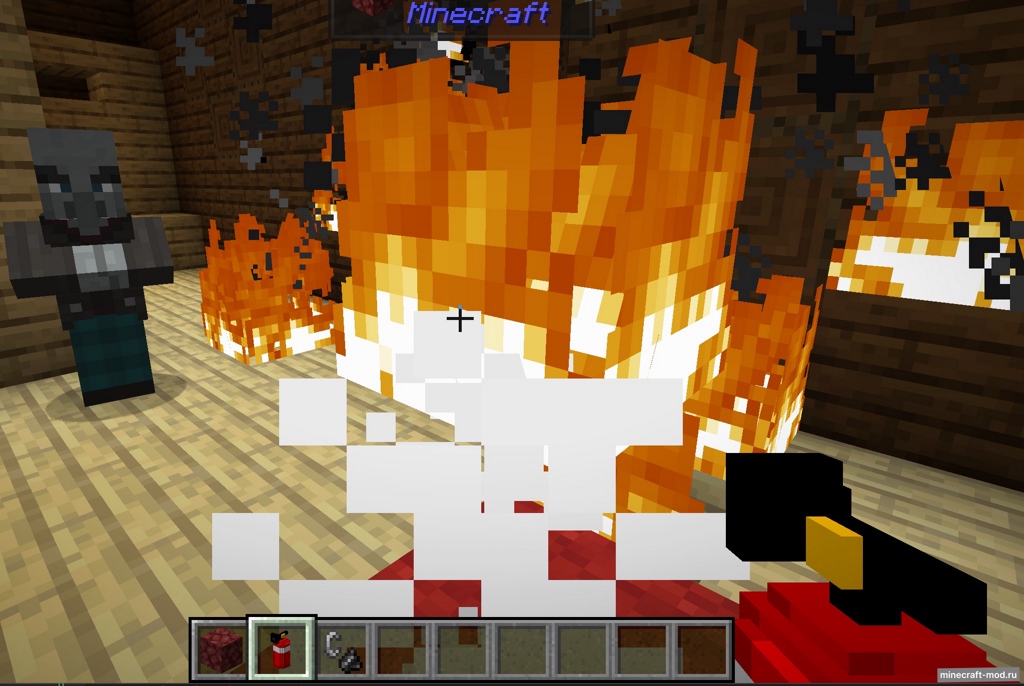 Мод Fire Extinguisher - Stop Fire для Minecraft 1.21, 1.20.4, 1.20.2,  ...