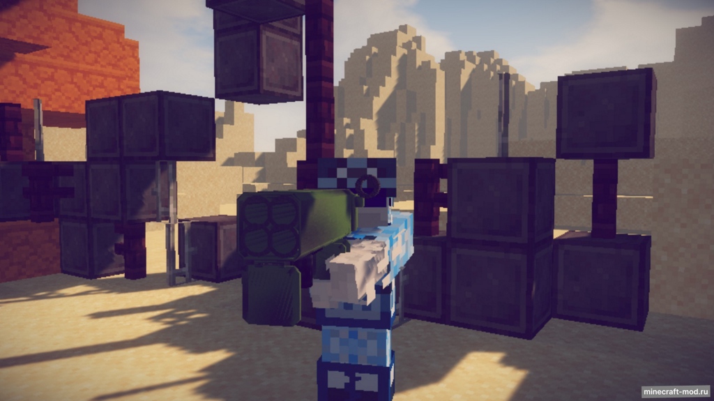 Мод A.V.A - Alliance of Valiant Arms Guns для Minecraft 1.21, 1.20.6, 1.20.5,  ...