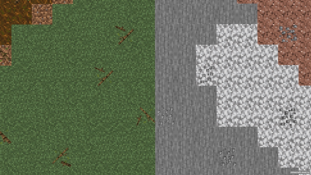 Мод Ground Elements World 2 для Minecraft 1.21.8, 1.21.7, 1.21.6,  ...