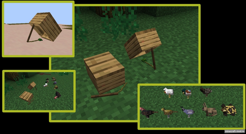 Мод Animals Trap для Minecraft 1.20.1, 1.18.2
