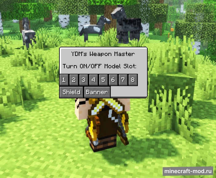 Мод YDM's Weapon Master для Minecraft 1.21, 1.20.4, 1.20.2,  ...