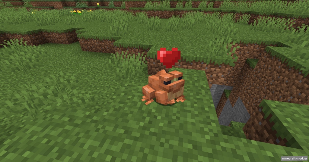 Мод Pet the Frog для Minecraft 1.21, 1.20.6, 1.20.5,  ...