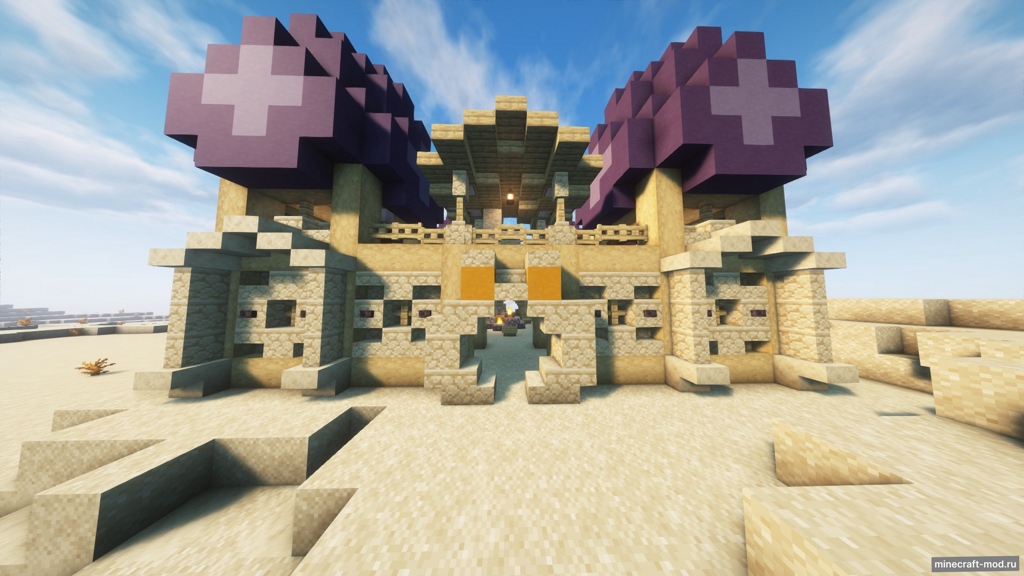 Мод Unnamed Desert Structures для Minecraft 1.21.1, 1.21.1 - 1.21, 1.21.1 - 1.21 neoforge,  ...