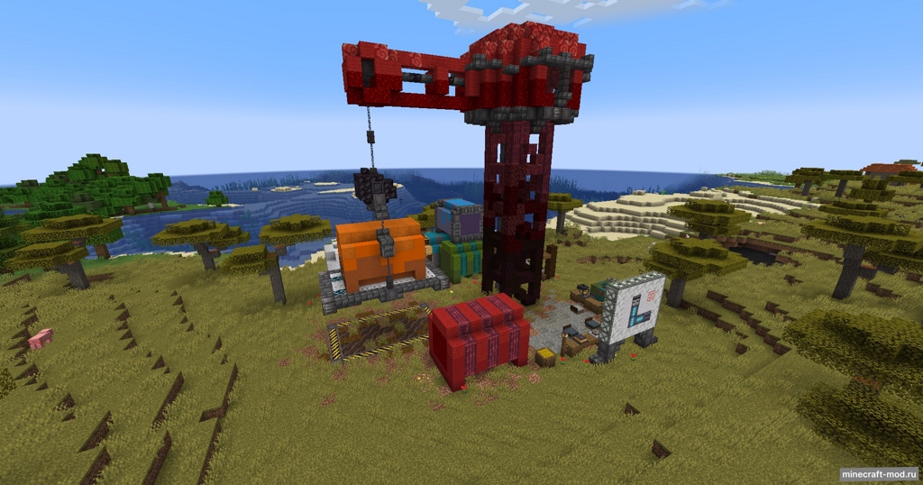 Мод Tjibbe1 Tech Structures для Minecraft 1.20.1
