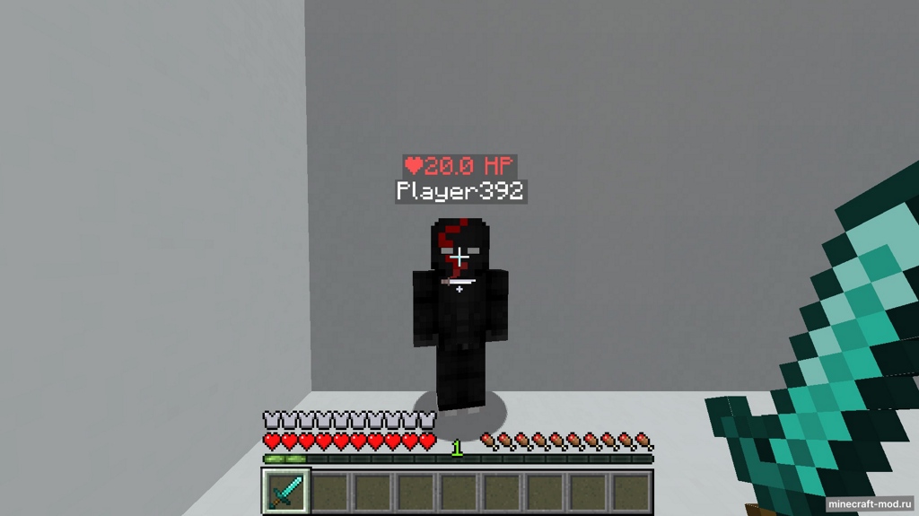 Мод Simple Health Indicator для Minecraft 1.21.1, 1.21, 1.20.6,  ...