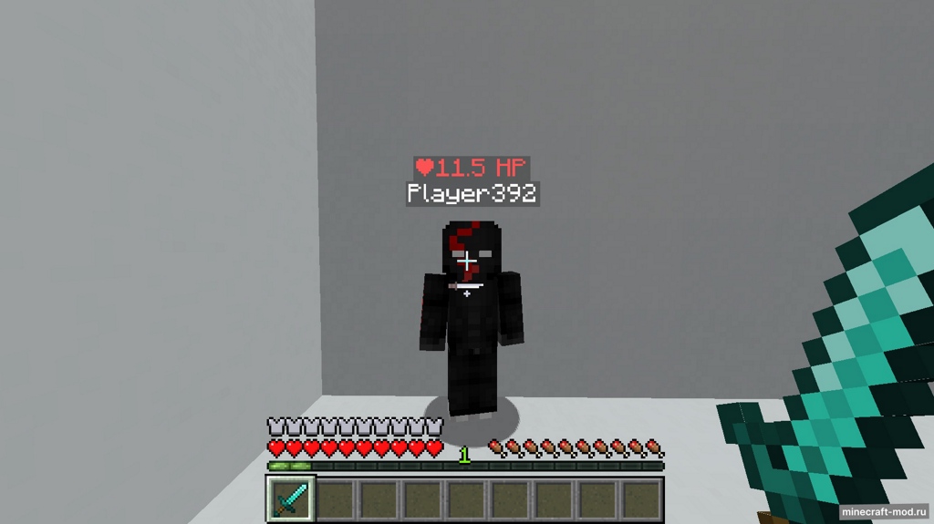 Мод Simple Health Indicator для Minecraft 1.21.1, 1.21, 1.20.6,  ...