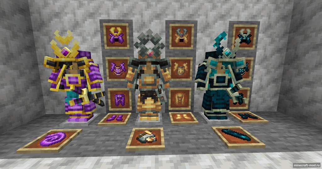 Мод Epic Samurai's для Minecraft 1.21.1, 1.20.1, 1.20,  ...