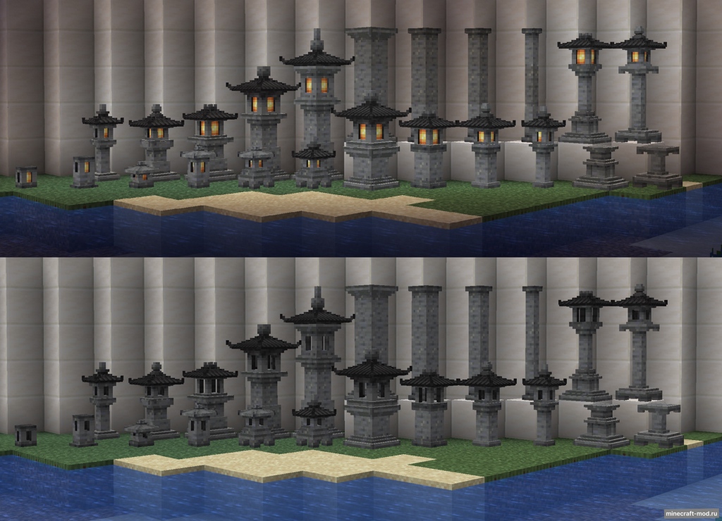 Мод Redden's Stone Lanterns для Minecraft 1.20.1, 1.19.2, 1.18.2