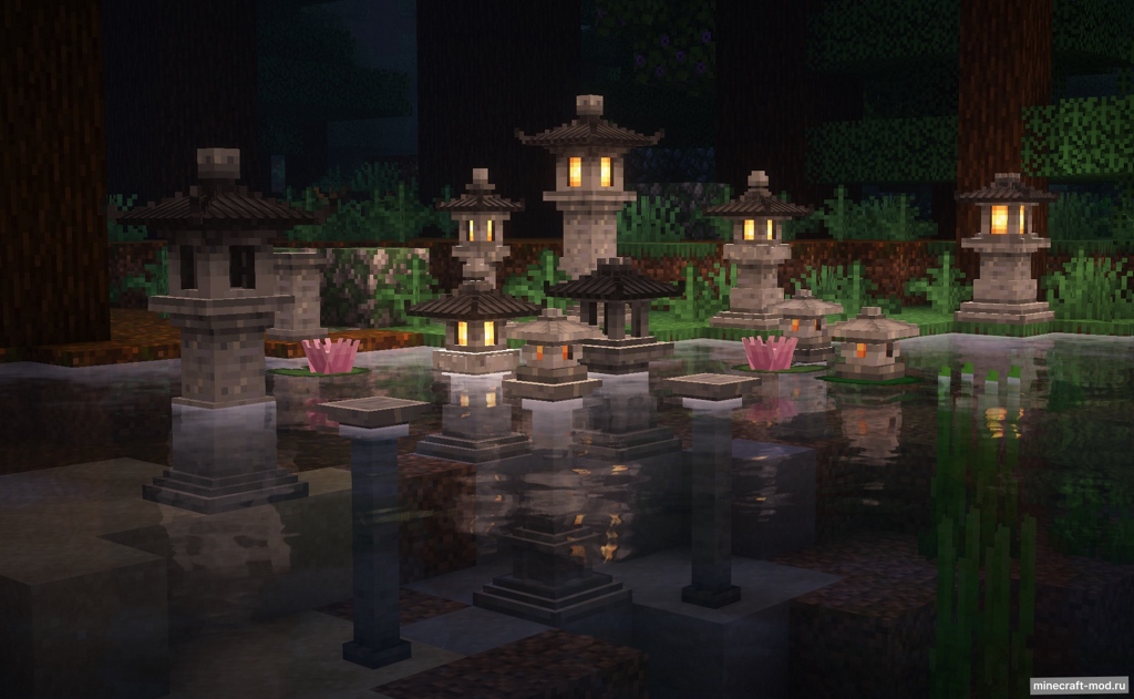 Мод Redden's Stone Lanterns для Minecraft 1.20.1, 1.19.2, 1.18.2