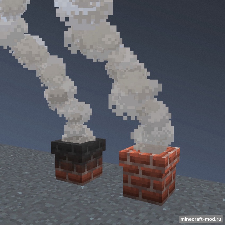 Мод Sooty Chimneys для Minecraft 1.21.1, 1.21, 1.20.1,  ...