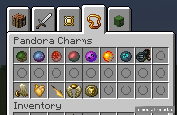 Мод Curse of Pandora для Minecraft 1.20.1