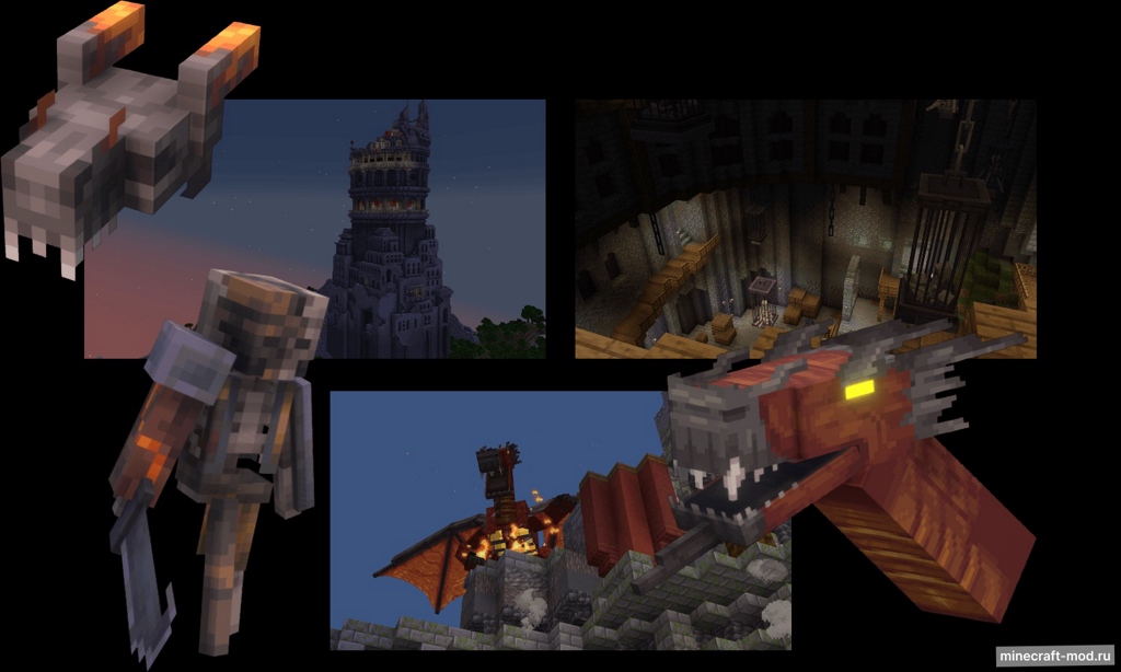 Мод Bosses'Rise для Minecraft 1.21.8 - 1.21.1, 1.21.1